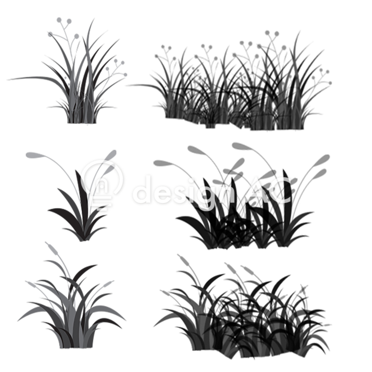 Plant brush set 1588 - Free Download - templateAC