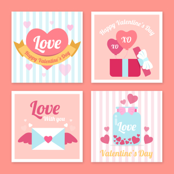 Valentine card, cute, valentine, heart, ZIP