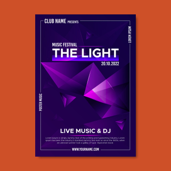 Music festival poster Music festival poster