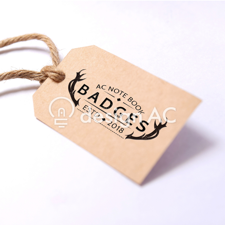Mock-up · paper tag 656 - Free Download - templateAC