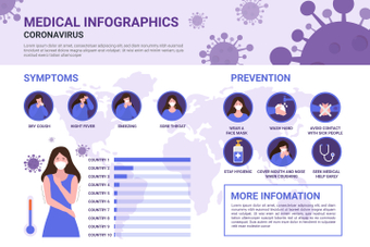 Medical infographic, hospital, catalog, presentation, ZIP