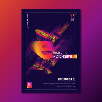 Music festival poster Music festival poster