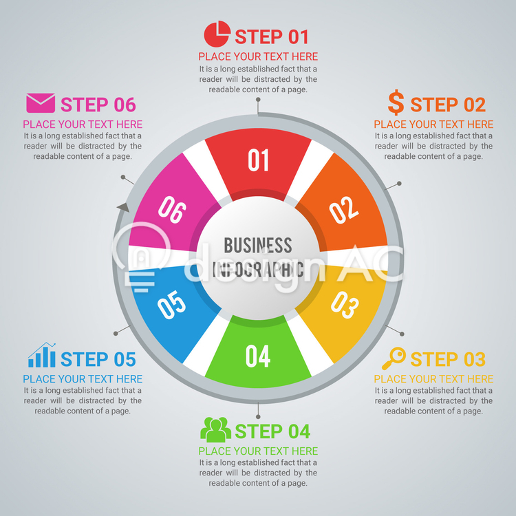 Step infograph 159 - Free Download - templateAC