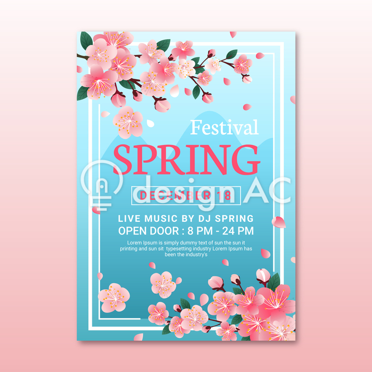 Spring poster 2160 - Free Download - templateAC