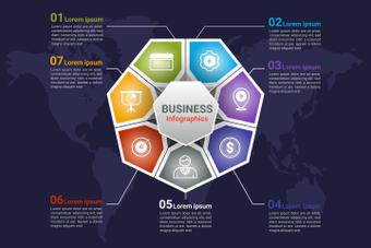 Business infographic, business, business template, info graph, ZIP