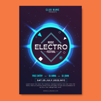 Music festival poster Music festival poster