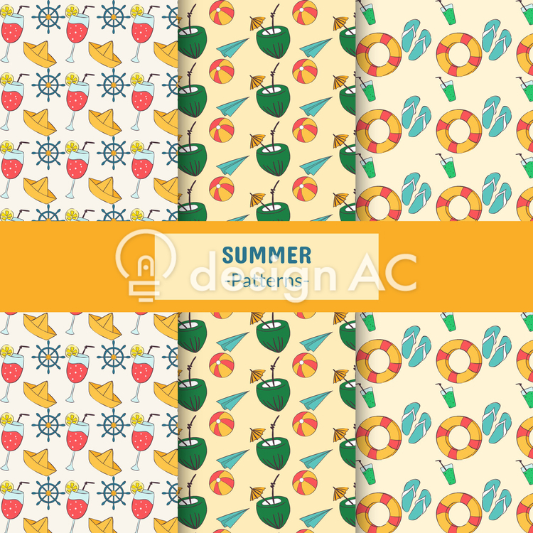 Summer pattern 2470 - Free Download - templateAC