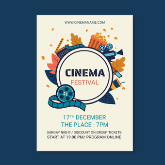 Cinema festival poster Cinema festival poster