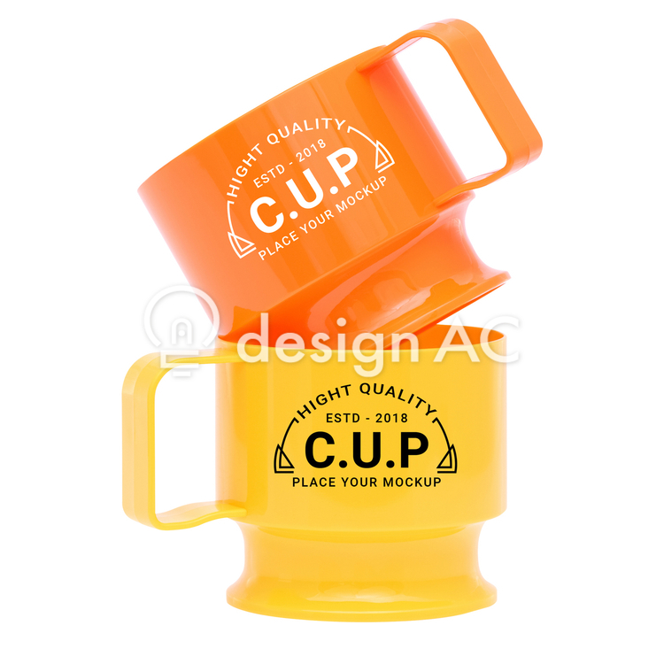 Plastic cup 397 - Free Download - templateAC
