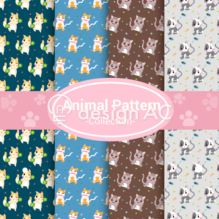 Animal pattern 824 - Free Download - templateAC