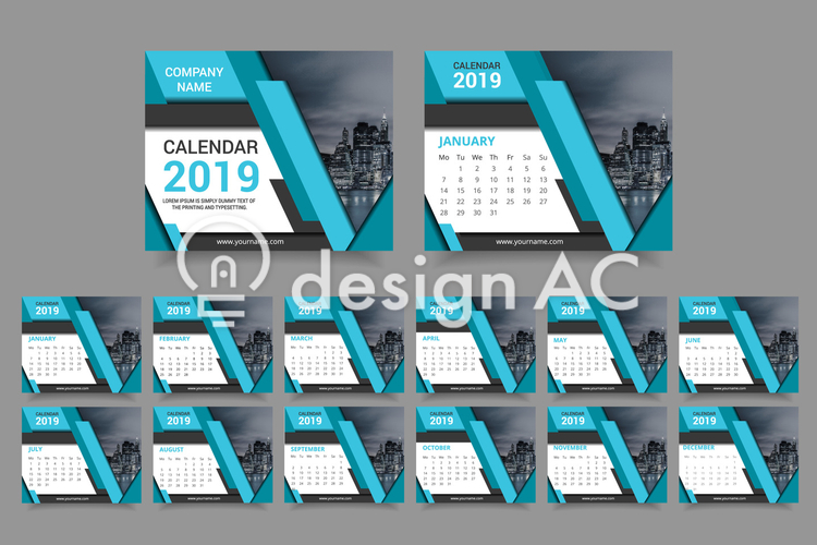 Business calendar 493 - Free Download - templateAC