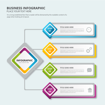 Colorful infographic, business, info graph, infographic, ZIP