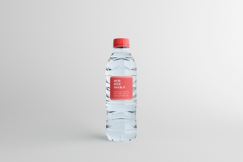 Bottle mockup, bottle, red, marketing, ZIP