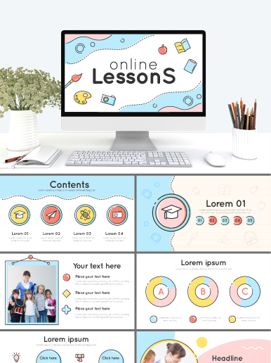 Online Lessons PowerPoint, ZIP Online Lessons PowerPoint, ZIP