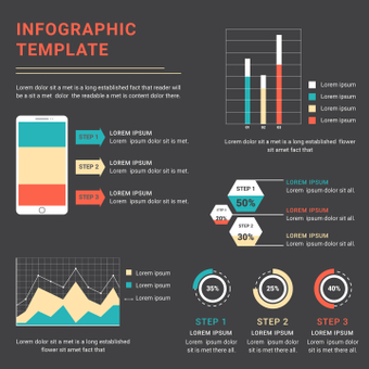 Infograph template, info graph, infographic, business, ZIP