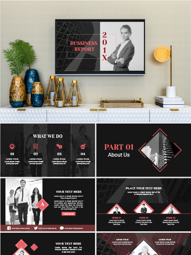 Business Report Power Point, ZIP Business Report Power Point, ZIP