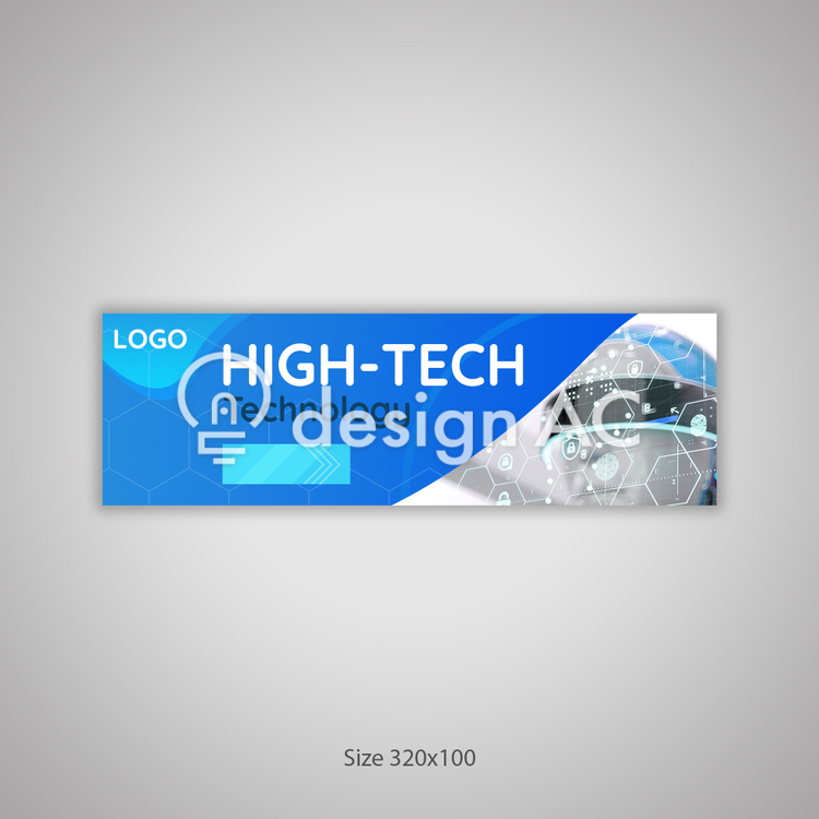 High tech web banner 2189 - Free Download - templateAC